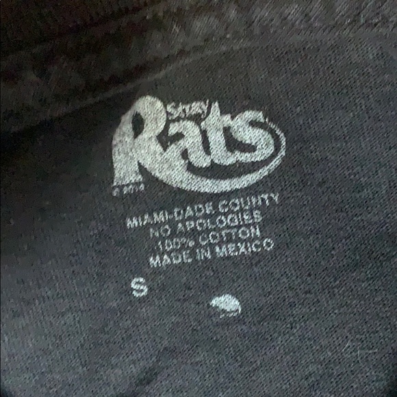 STRAY RATS T SHIRT (NEVER BEEN WORN) - Picture 3 of 3